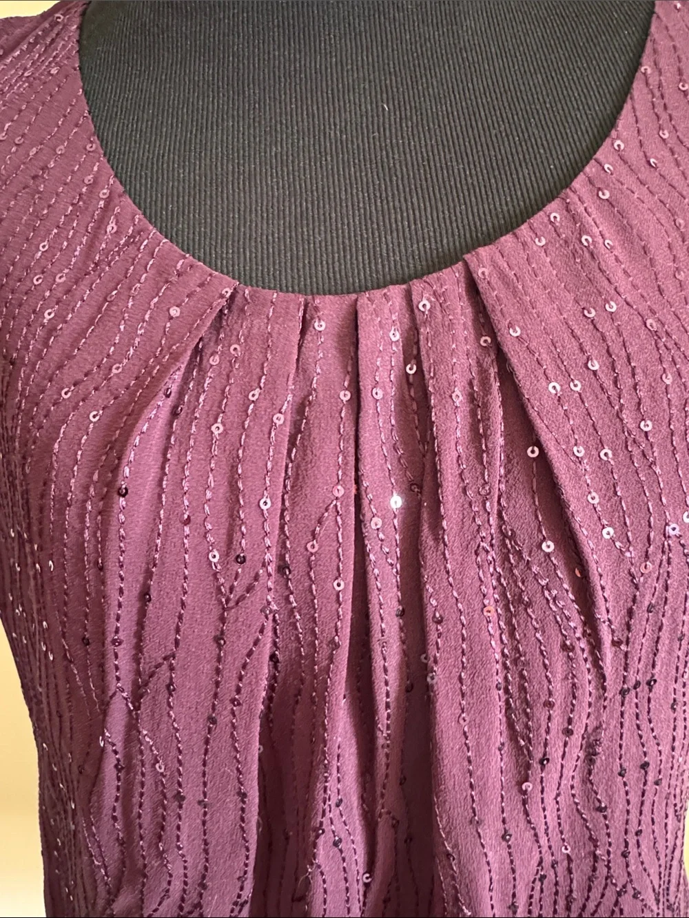 Talbots sleeveless pleating